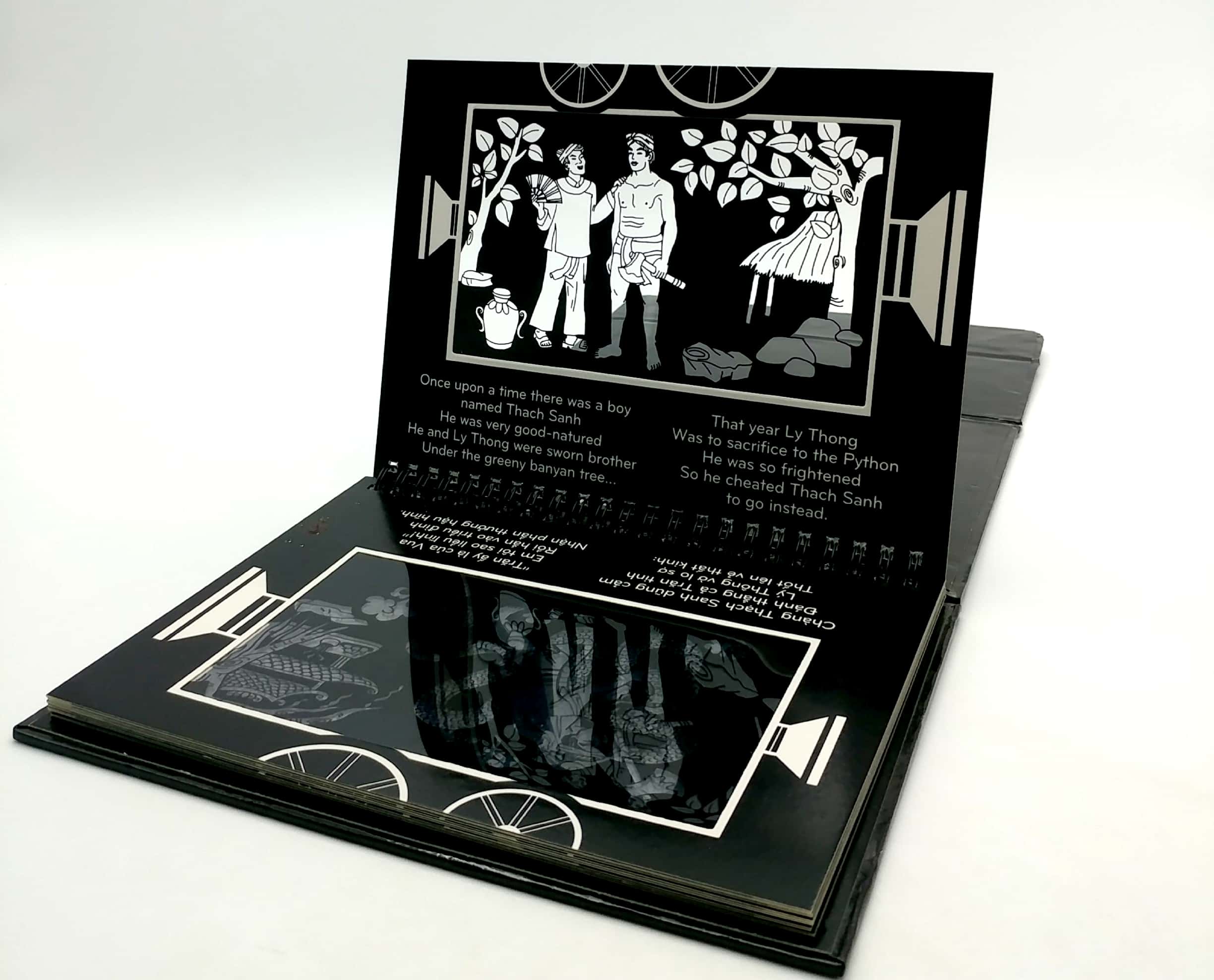 sách chiếu bóng - cinema book - rạp chiếu phim trong sách - thạch sanh - Ảnh 5