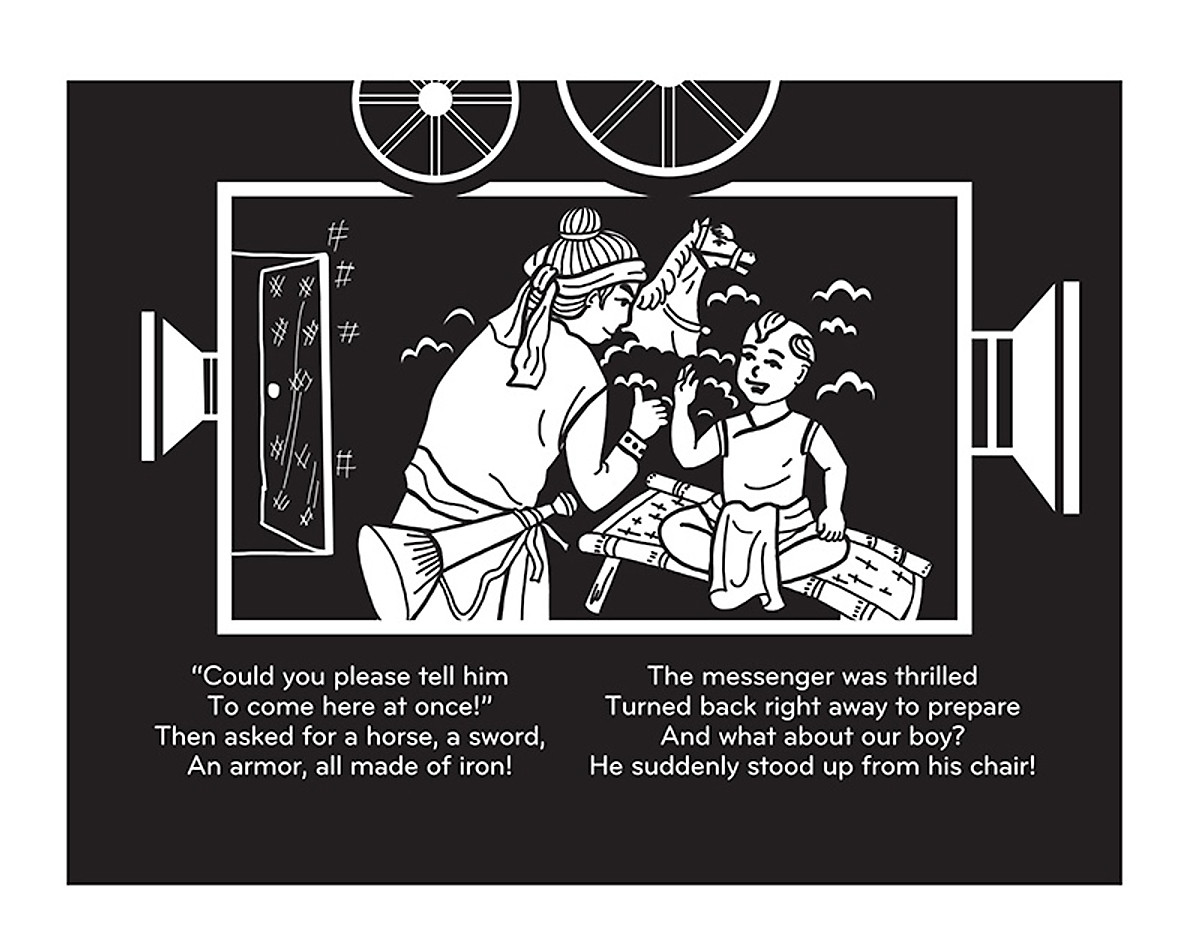 sách chiếu bóng - cinema book - rạp chiếu phim trong sách - thánh gióng - Ảnh 11