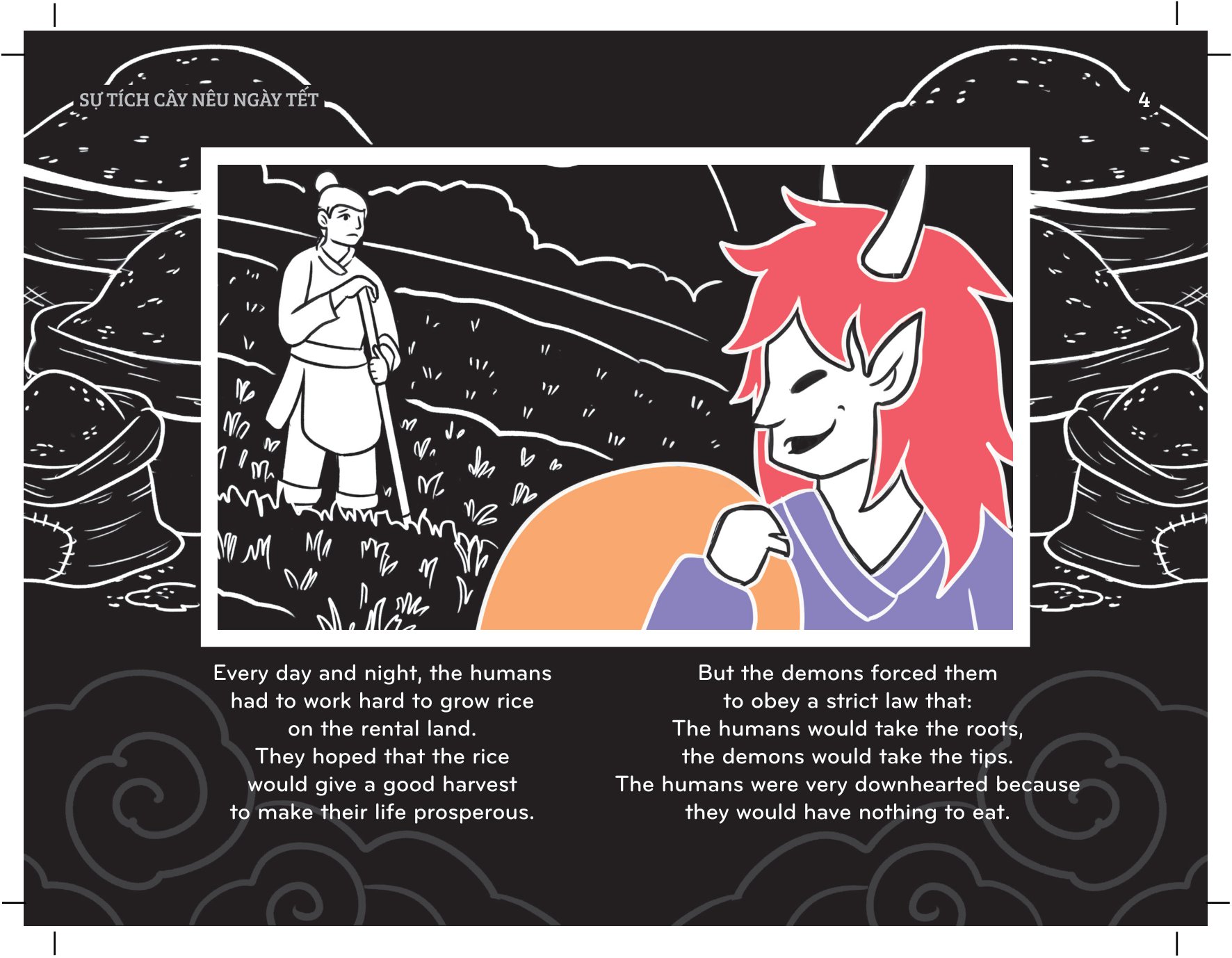 sách chiếu bóng thần kỳ - sự tích cây nêu ngày tết - Ảnh 6