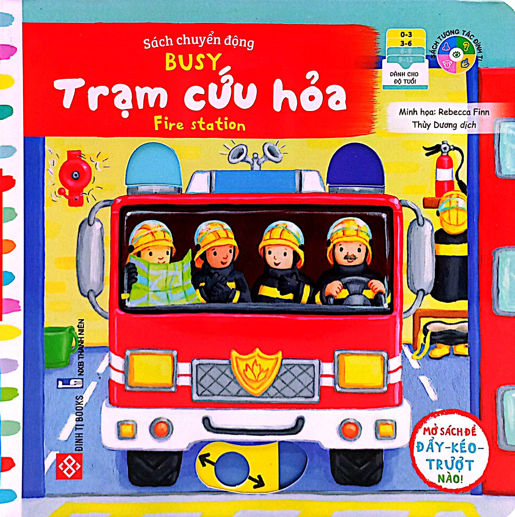 Sách Chuyển Động - Busy - Fire Station - Trạm Cứu Hỏa - Ảnh 2