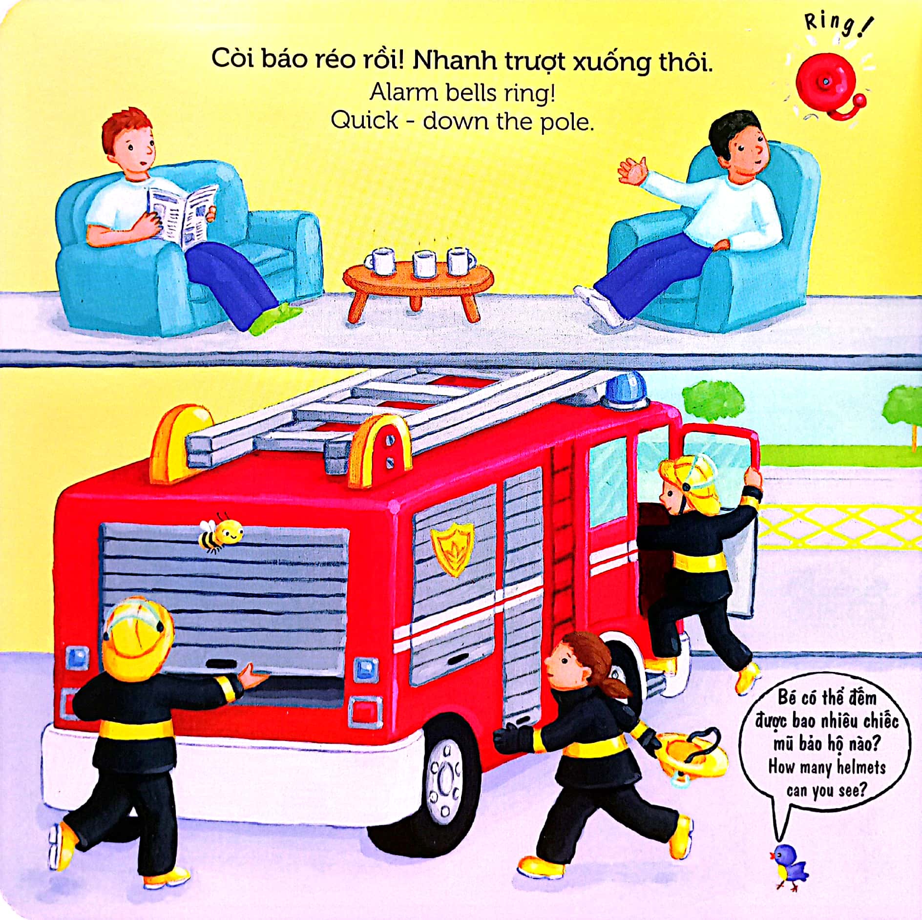Sách Chuyển Động - Busy - Fire Station - Trạm Cứu Hỏa - Ảnh 3