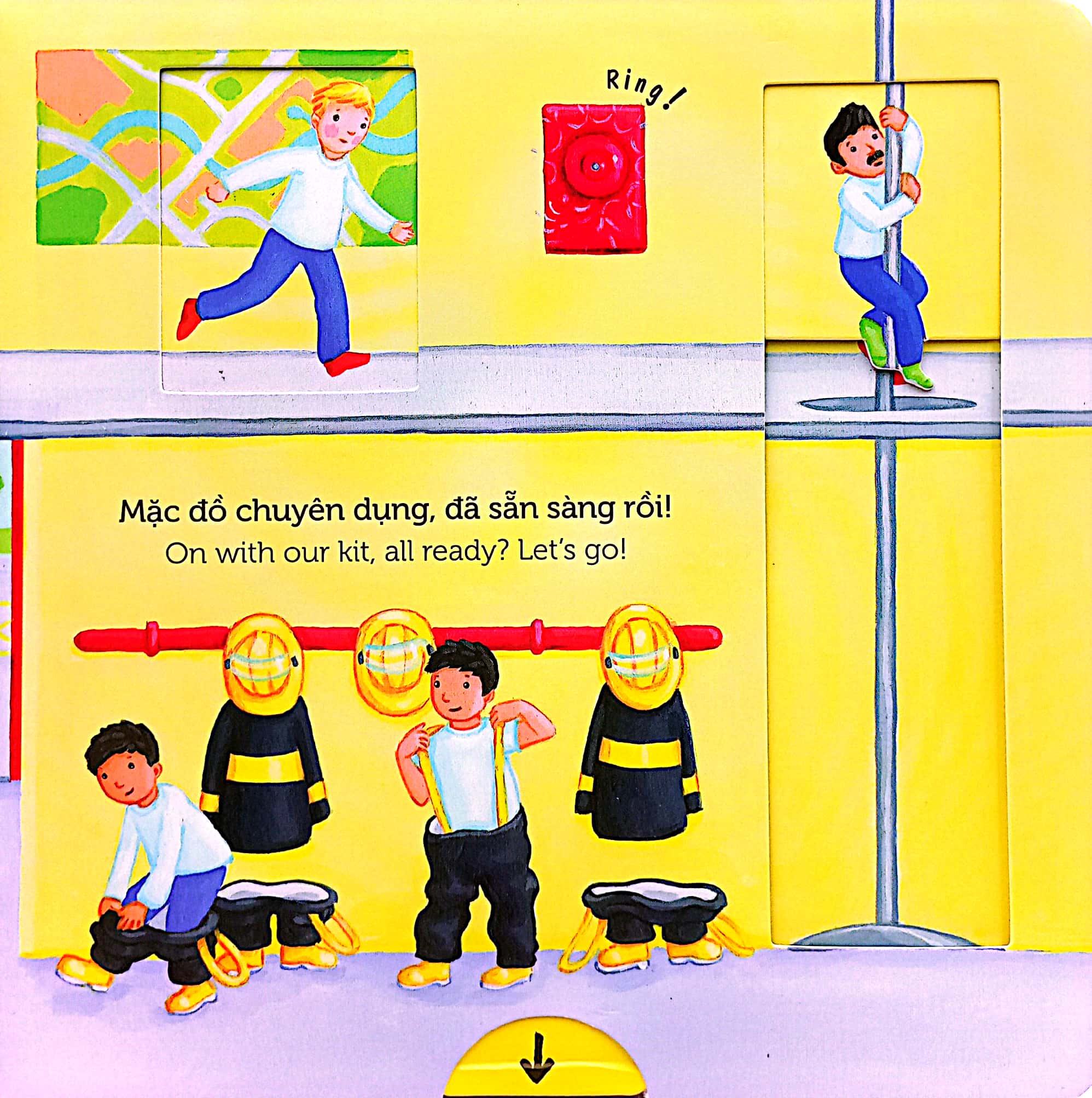 Sách Chuyển Động - Busy - Fire Station - Trạm Cứu Hỏa - Ảnh 4