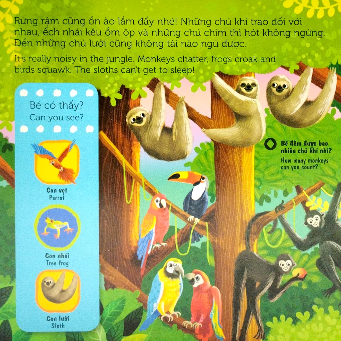 sách chuyển động - first explorers - in the jungle - trong khu rừng - Ảnh 5