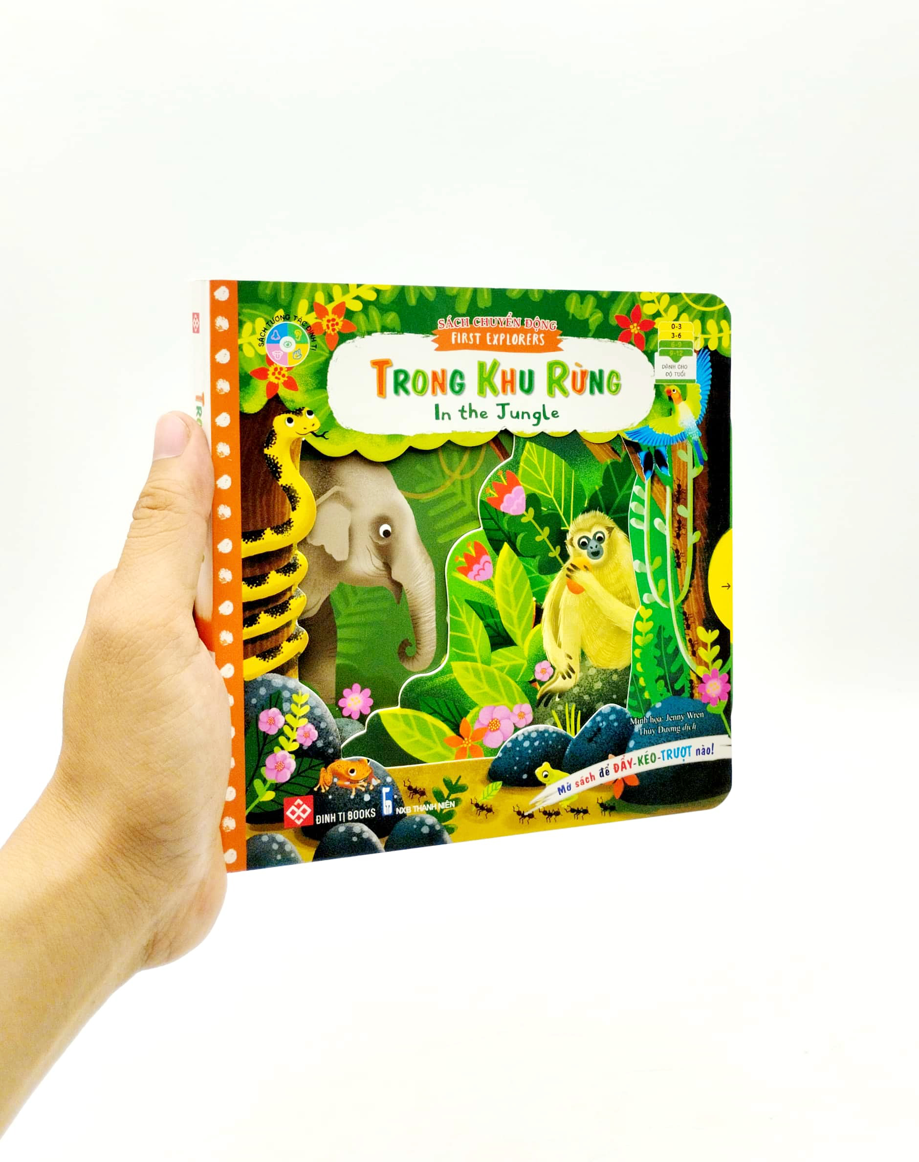 sách chuyển động - first explorers - in the jungle - trong khu rừng - Ảnh 7
