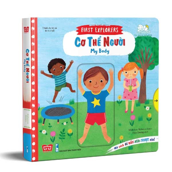 sách chuyển động - first explorers - my body - cơ thể người - Ảnh 2