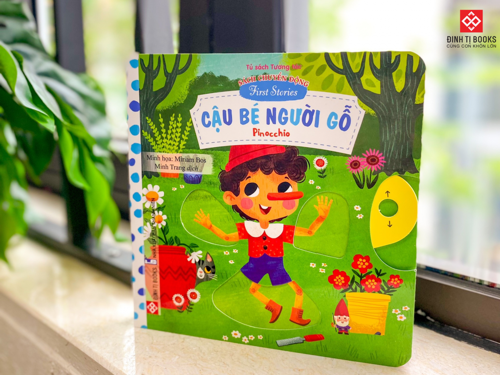 sách chuyển động - first stories - cậu bé người gỗ - pinocchio - bìa cứng - Ảnh 2