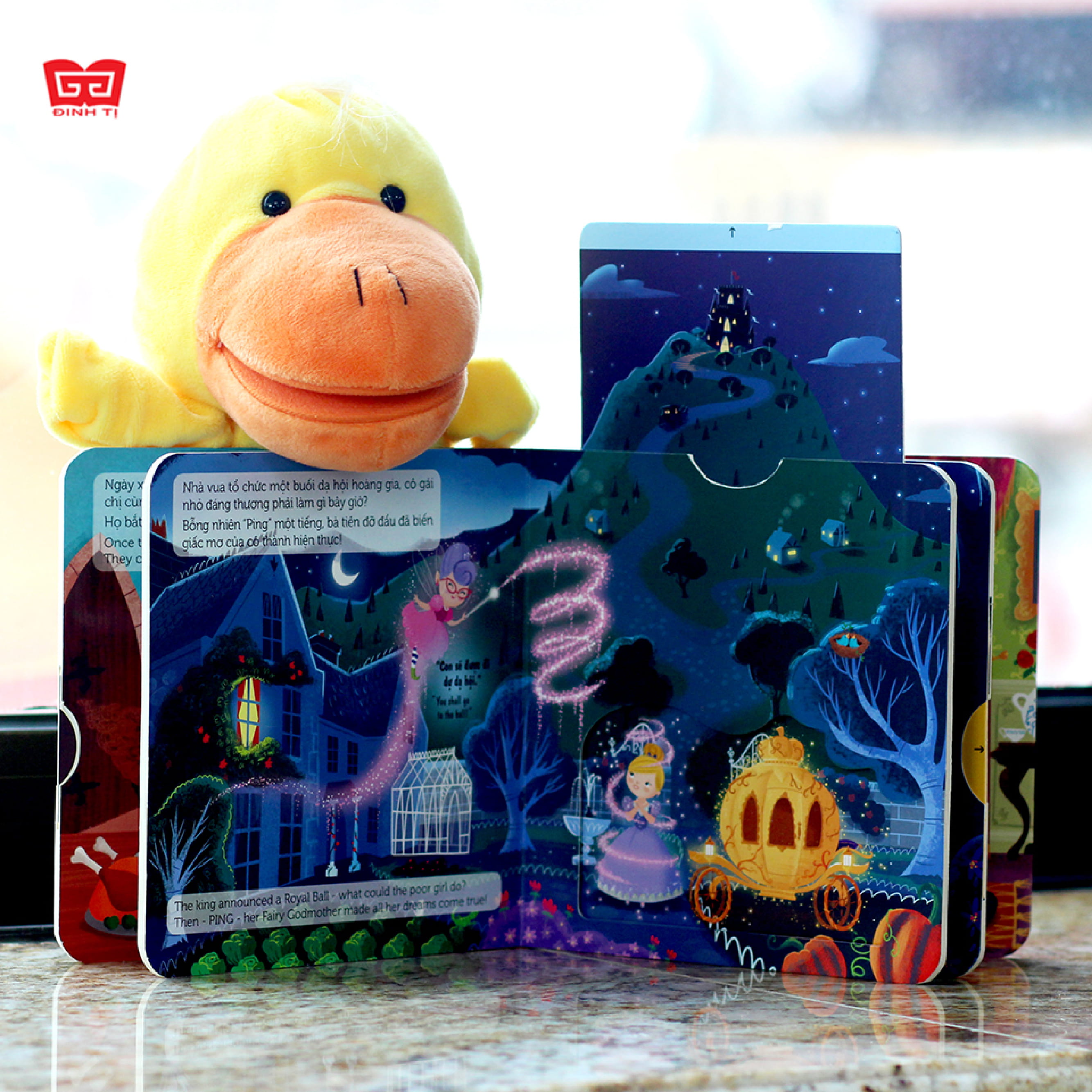 sách chuyển động - first stories - cinderella - cô bé lọ lem - Ảnh 3