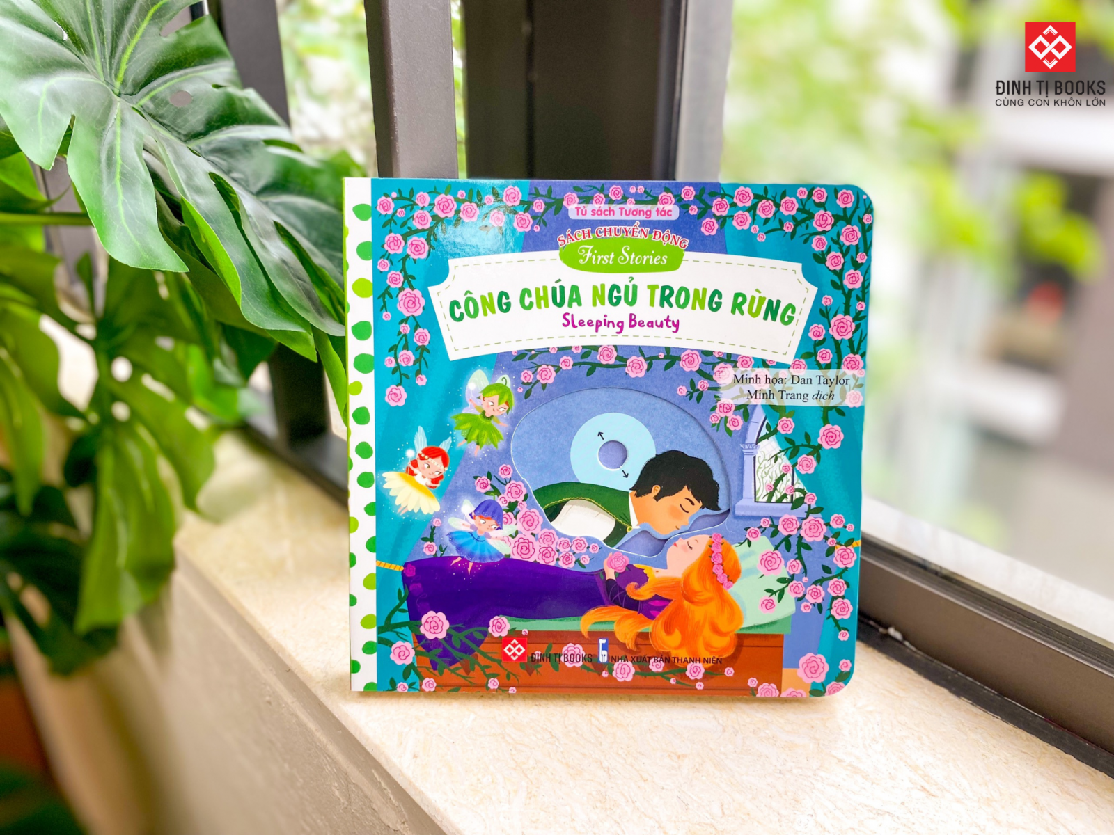 sách chuyển động - first stories - công chúa ngủ trong rừng - sleeping beauty - Ảnh 3
