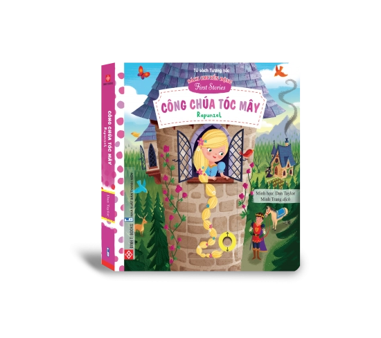 sách chuyển động - first stories - công chúa tóc mây - rapunzel - bìa cứng - Ảnh 2