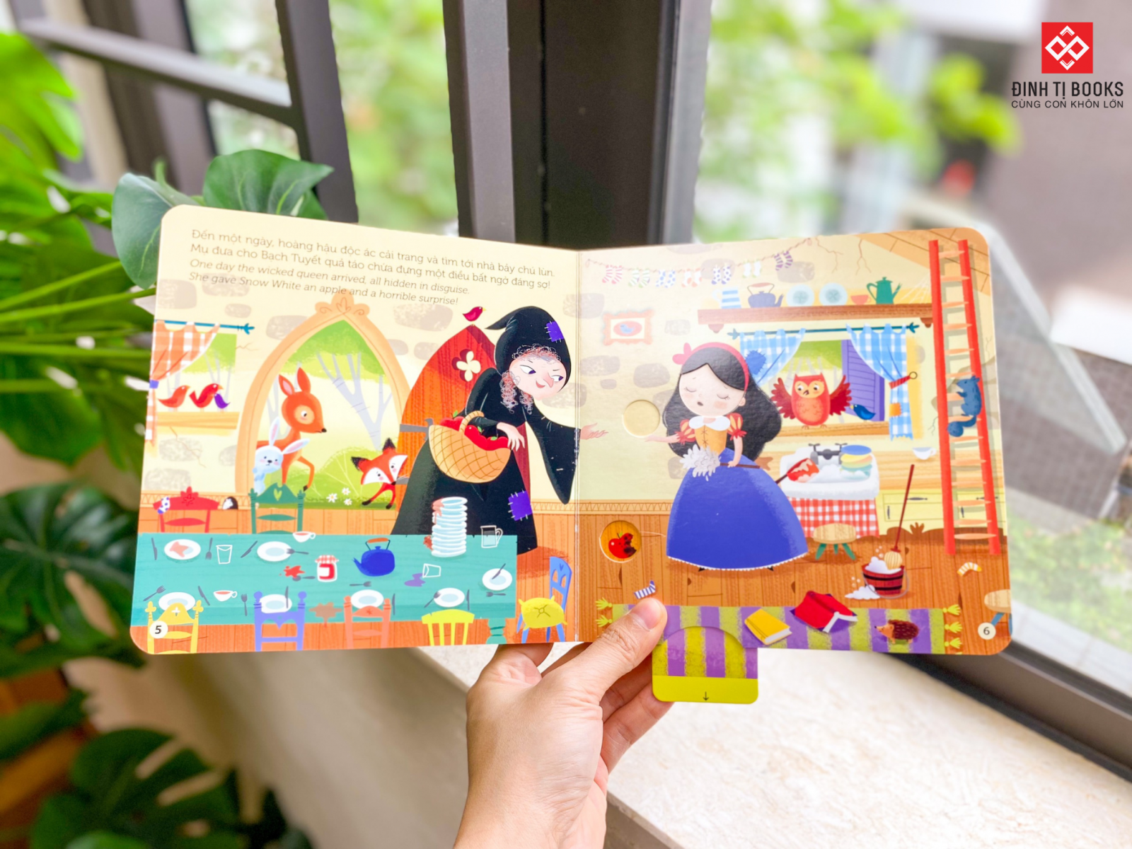 sách chuyển động - first stories - nàng bạch tuyết - snow white - Ảnh 5