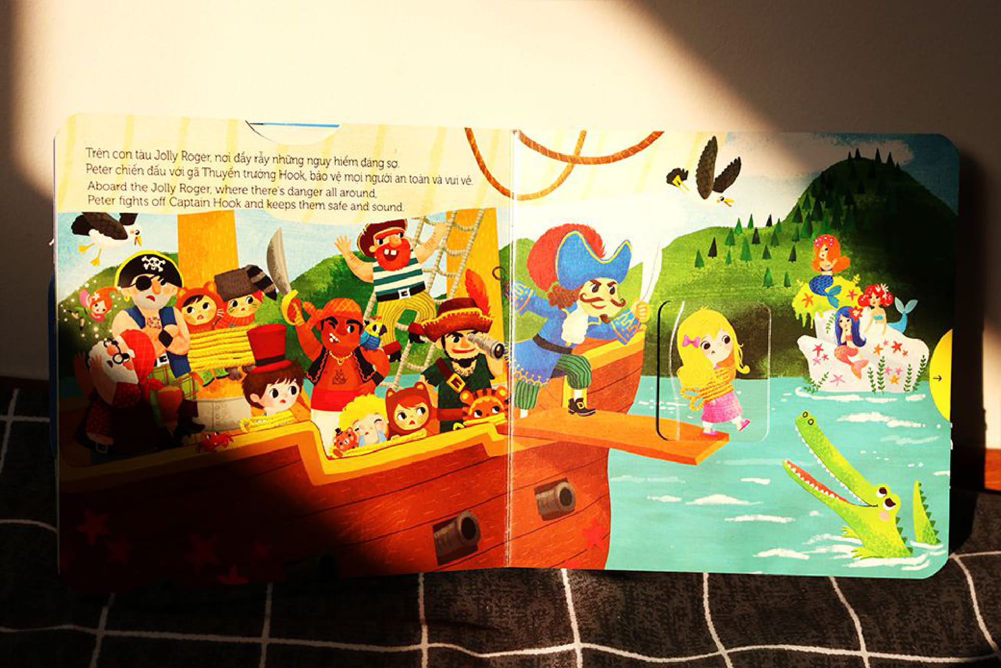 sách chuyển động - first stories - peter pan - Ảnh 5