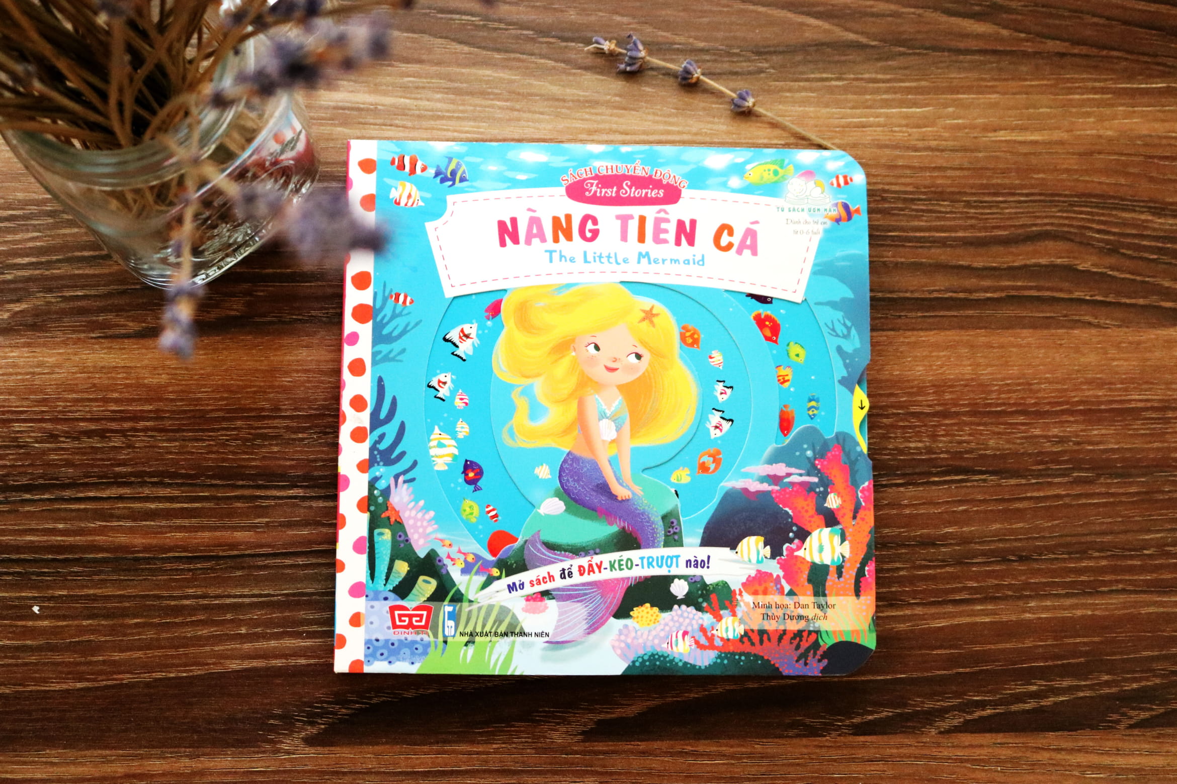 sách chuyển động - first stories - the little mermaid - nàng tiên cá - Ảnh 3