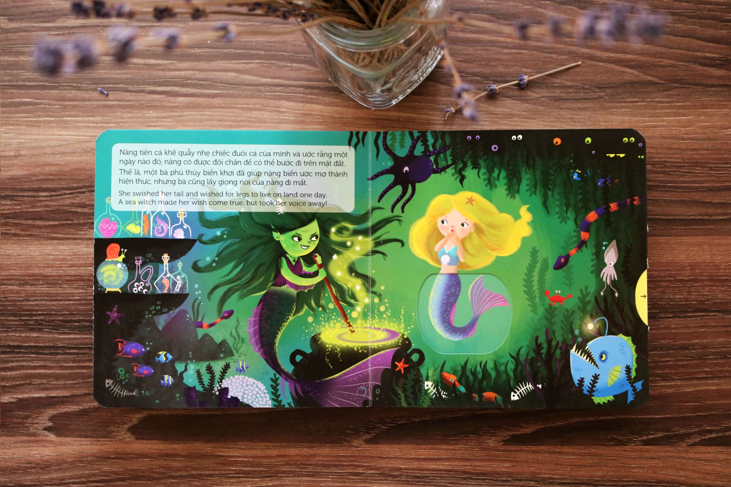 sách chuyển động - first stories - the little mermaid - nàng tiên cá - Ảnh 5