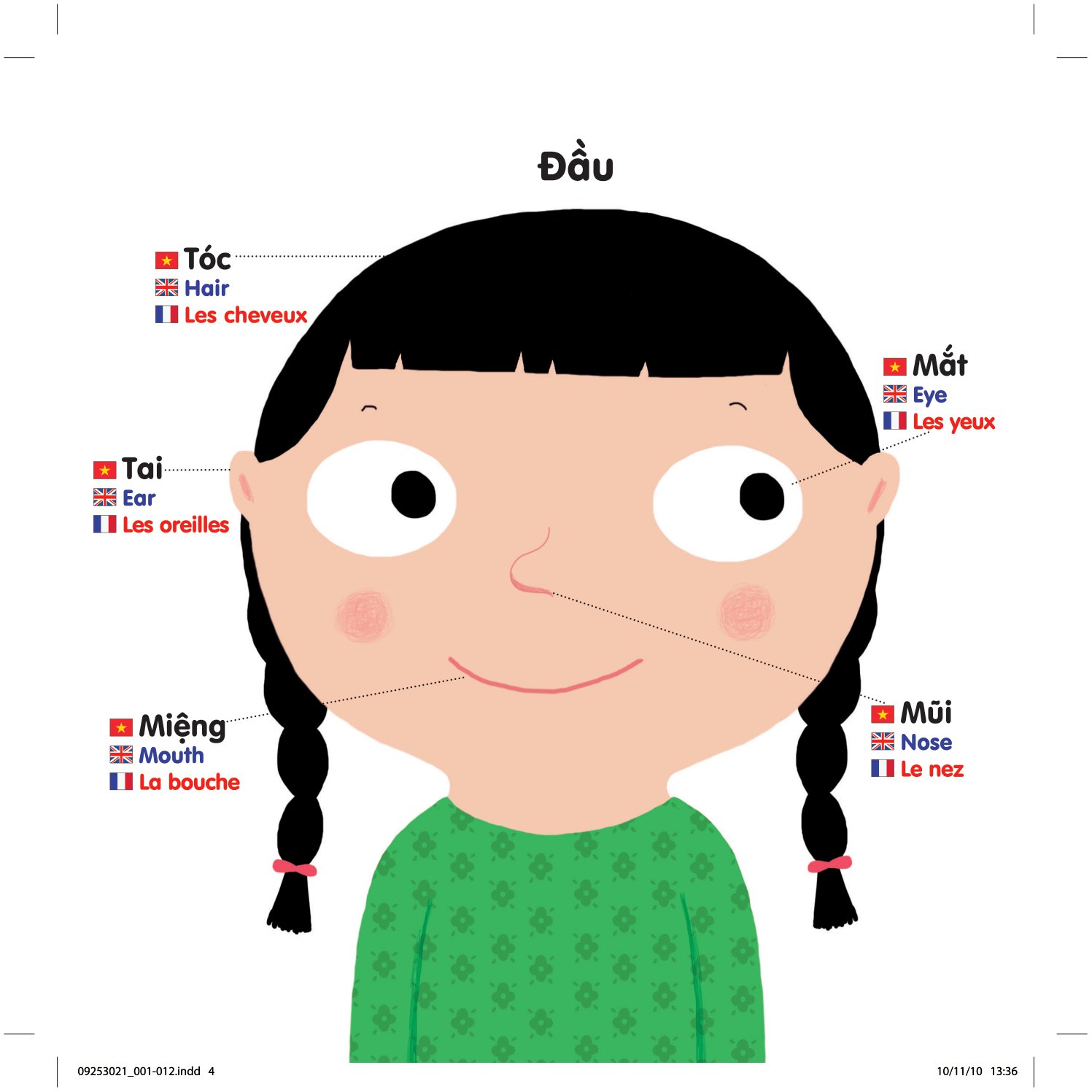 sách chuyển động thông minh đa ngữ việt - anh - pháp: cơ thể người - the body - le corps - Ảnh 5