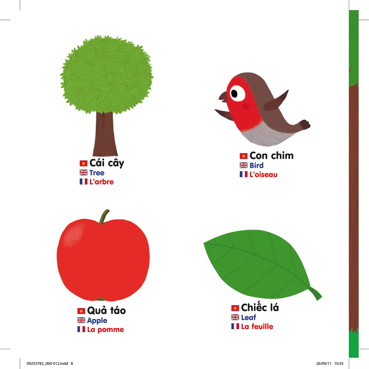 sách chuyển động thông minh đa ngữ việt - anh - pháp: khu vườn bí mật - secret garden - le jardin secret - Ảnh 8