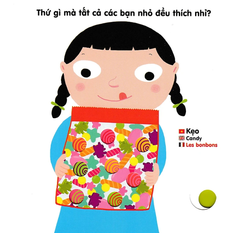 sách chuyển động thông minh đa ngữ việt - anh - pháp: thức ăn - foods - les aliments - Ảnh 5