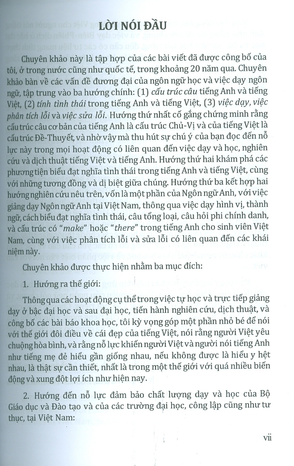 sách chuyên khảo - đối chiếu anh-việt - mấy vấn đề về cú pháp-ngữ nghĩa và ngữ dụng - Ảnh 3