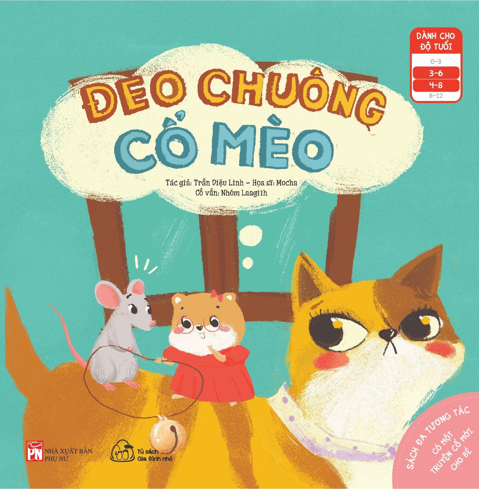 sách đa tương tác - có một truyện cổ mới cho bé: đeo chuông cổ mèo (dành cho bé 3-8 tuổi) - Ảnh 11