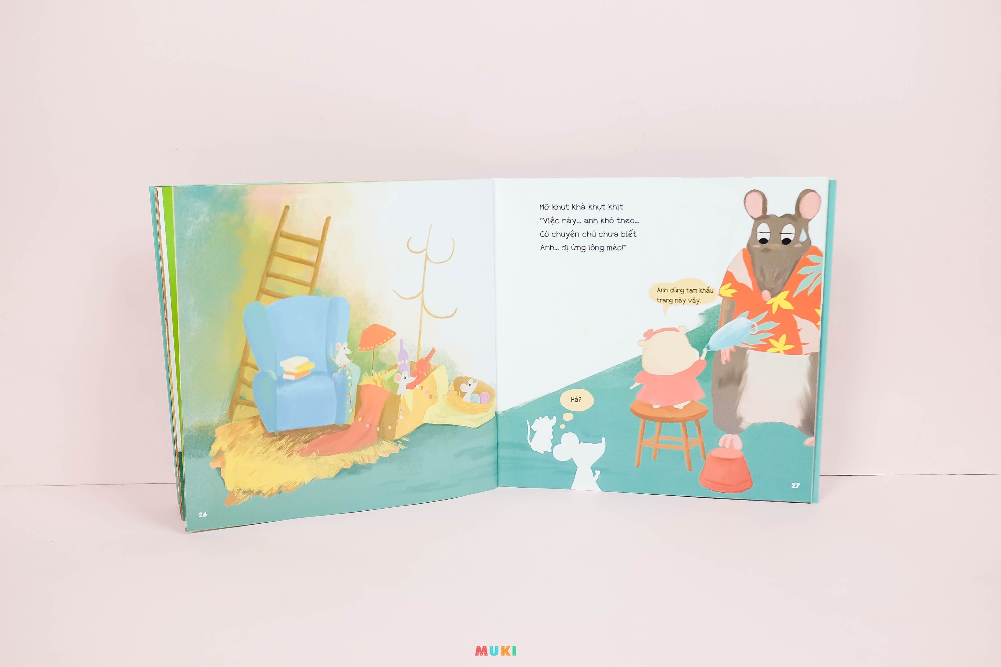 sách đa tương tác - có một truyện cổ mới cho bé: đeo chuông cổ mèo (dành cho bé 3-8 tuổi) - Ảnh 13