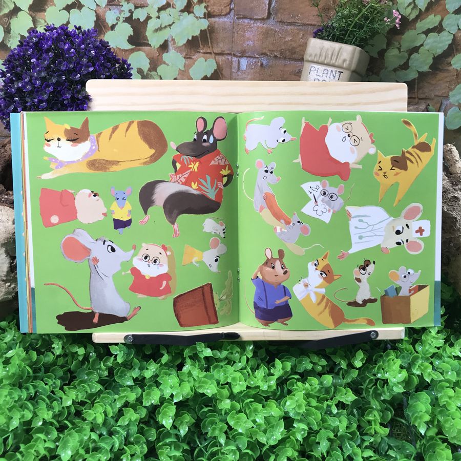 sách đa tương tác - có một truyện cổ mới cho bé: đeo chuông cổ mèo (dành cho bé 3-8 tuổi) - Ảnh 6