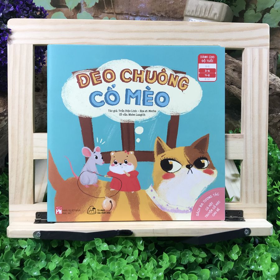 sách đa tương tác - có một truyện cổ mới cho bé: đeo chuông cổ mèo (dành cho bé 3-8 tuổi) - Ảnh 9