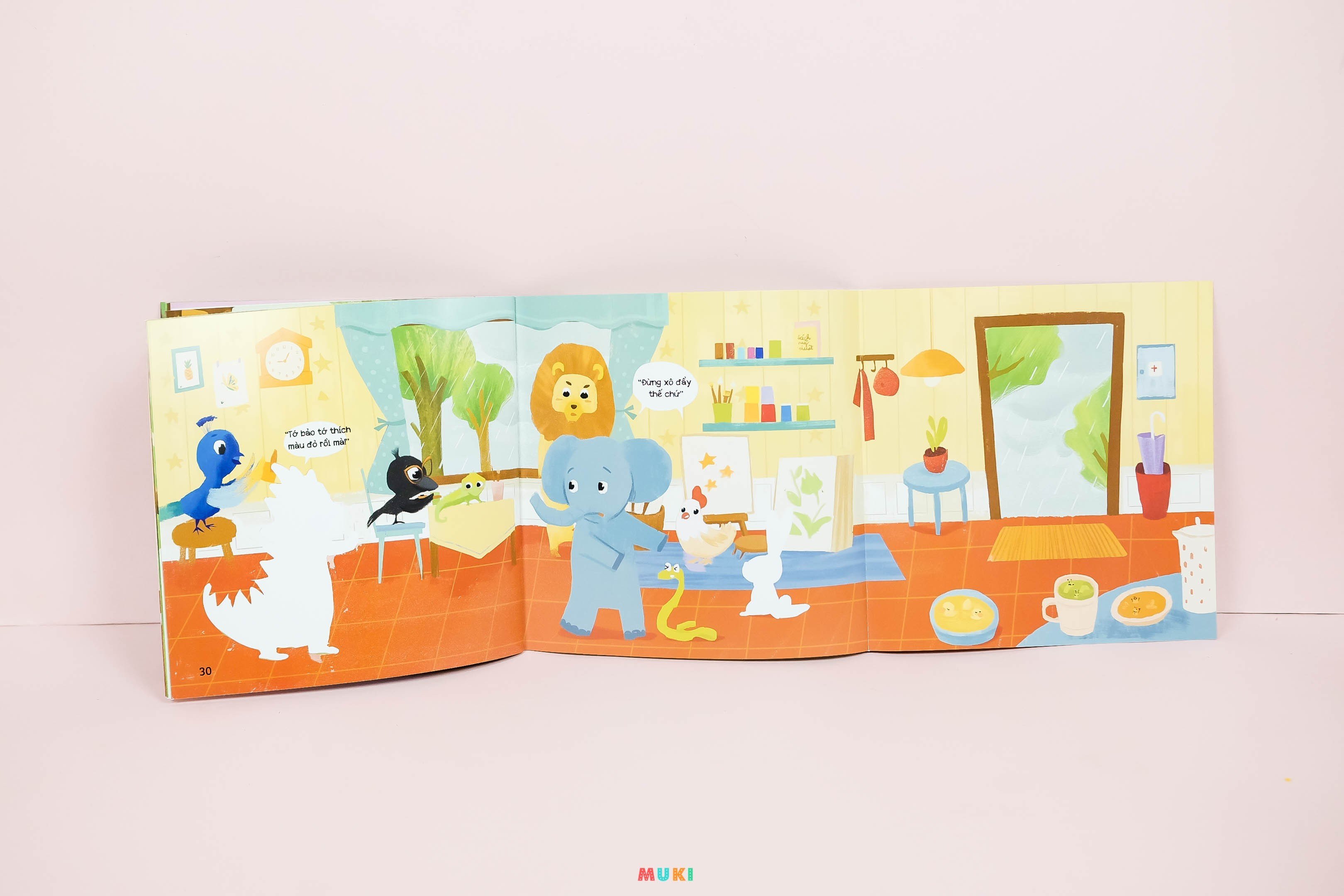 sách đa tương tác - có một truyện cổ mới cho bé: họa sĩ quạ công (dành cho bé 3-8 tuổi) - Ảnh 4
