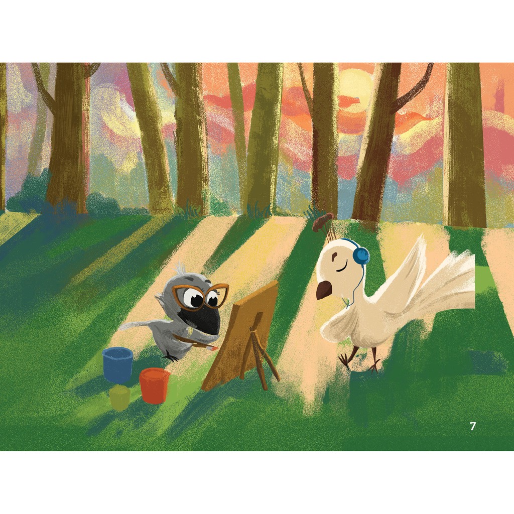 sách đa tương tác - có một truyện cổ mới cho bé: họa sĩ quạ công (dành cho bé 3-8 tuổi) - Ảnh 6