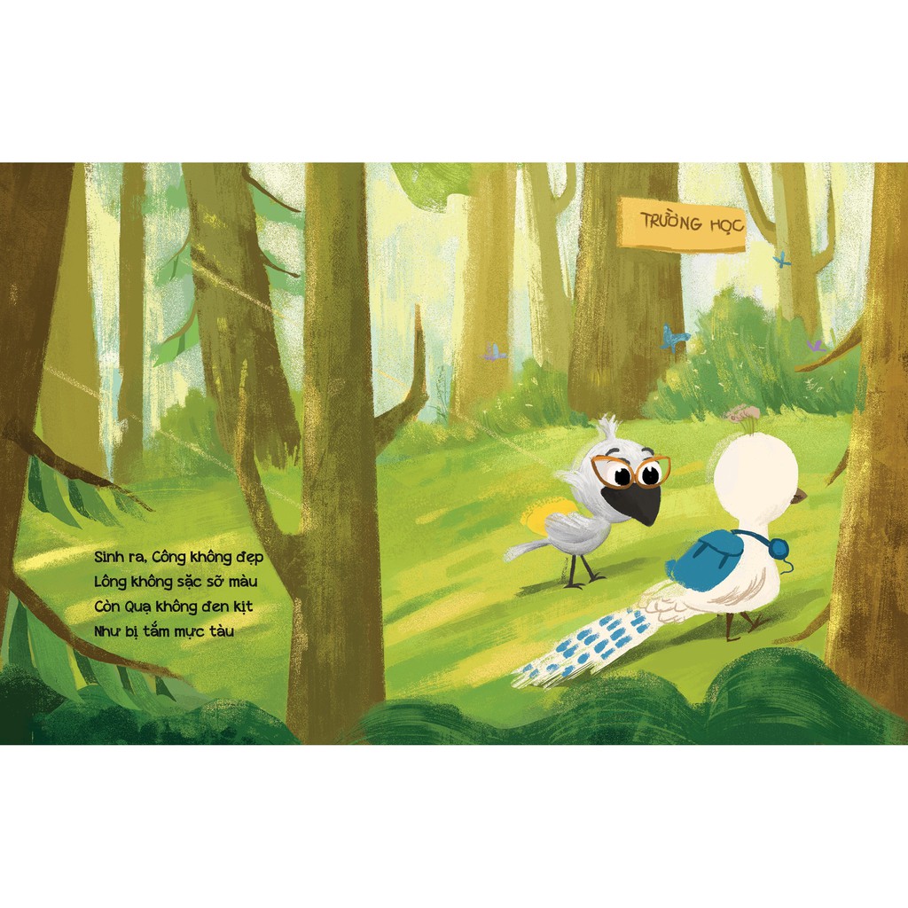 sách đa tương tác - có một truyện cổ mới cho bé: họa sĩ quạ công (dành cho bé 3-8 tuổi) - Ảnh 8