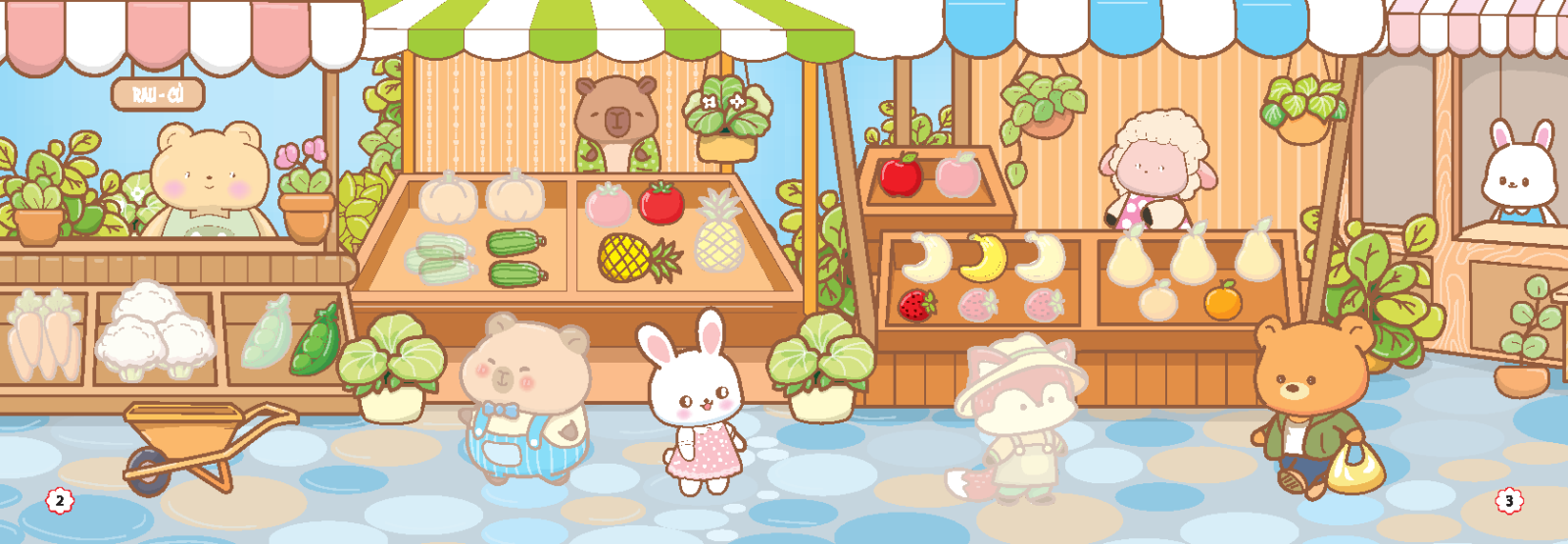 sách dán hình - capy đi mua sắm - Ảnh 5