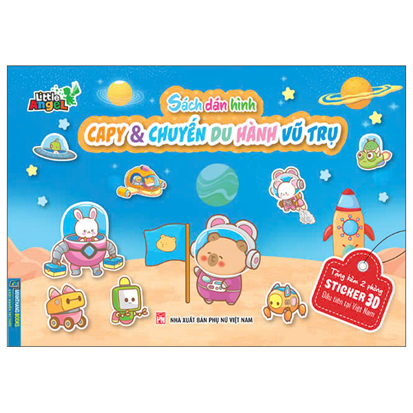 Sách Dán Hình - Capy Và Chuyến Du Hành Vũ Trụ