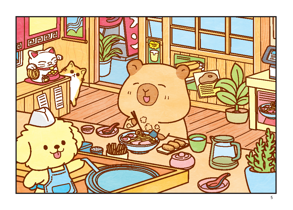 Sách Dán Hình - Capy Và Công Viên Giải Trí - Ảnh 5