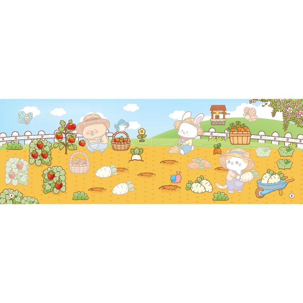 sách dán hình - capy và nông trại vui vẻ - Ảnh 3