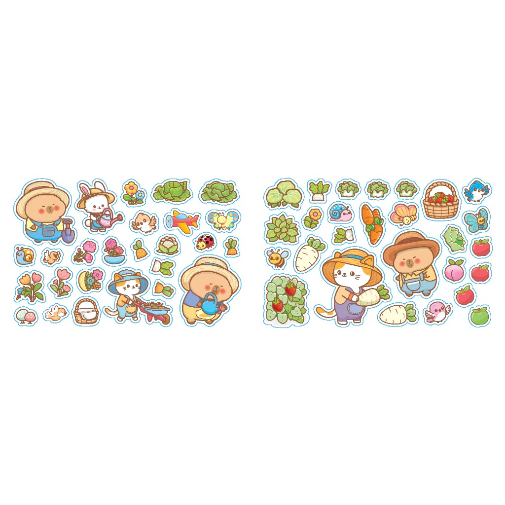 sách dán hình - capy và nông trại vui vẻ - Ảnh 6