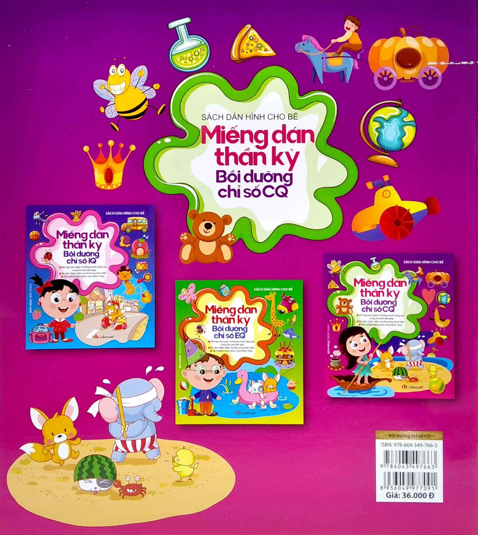 sách dán hình cho bé - miếng dán thần kỳ - bồi dưỡng chỉ số cq - Ảnh 6