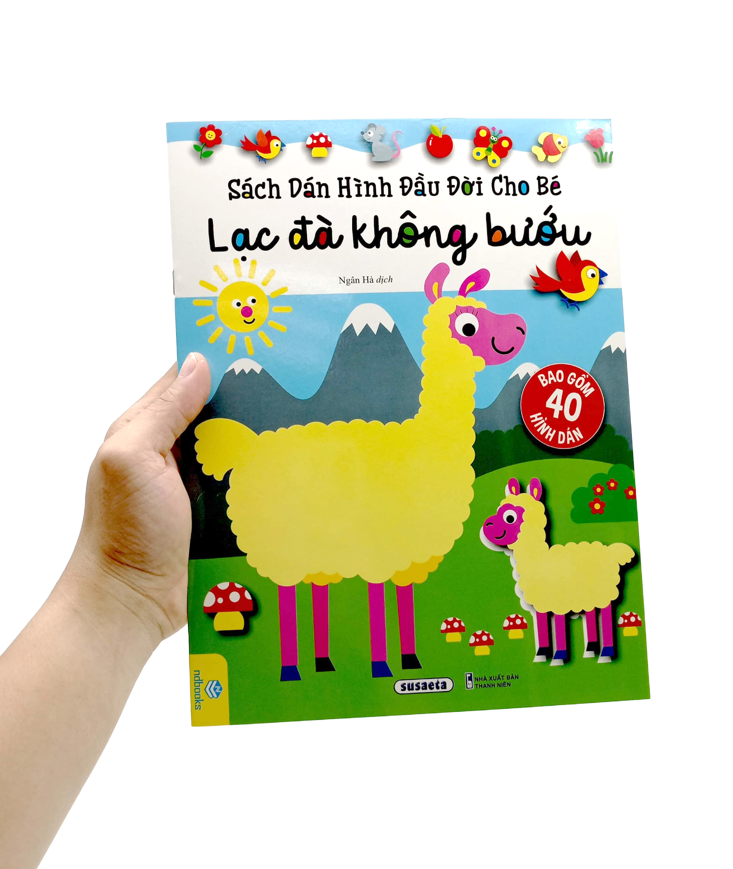 sách dán hình đầu đời cho bé: lạc đà không bướu - Ảnh 7