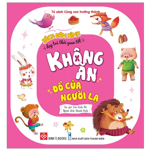 sách dán hình dạy trẻ thói quen tốt - không ăn đồ của người lạ