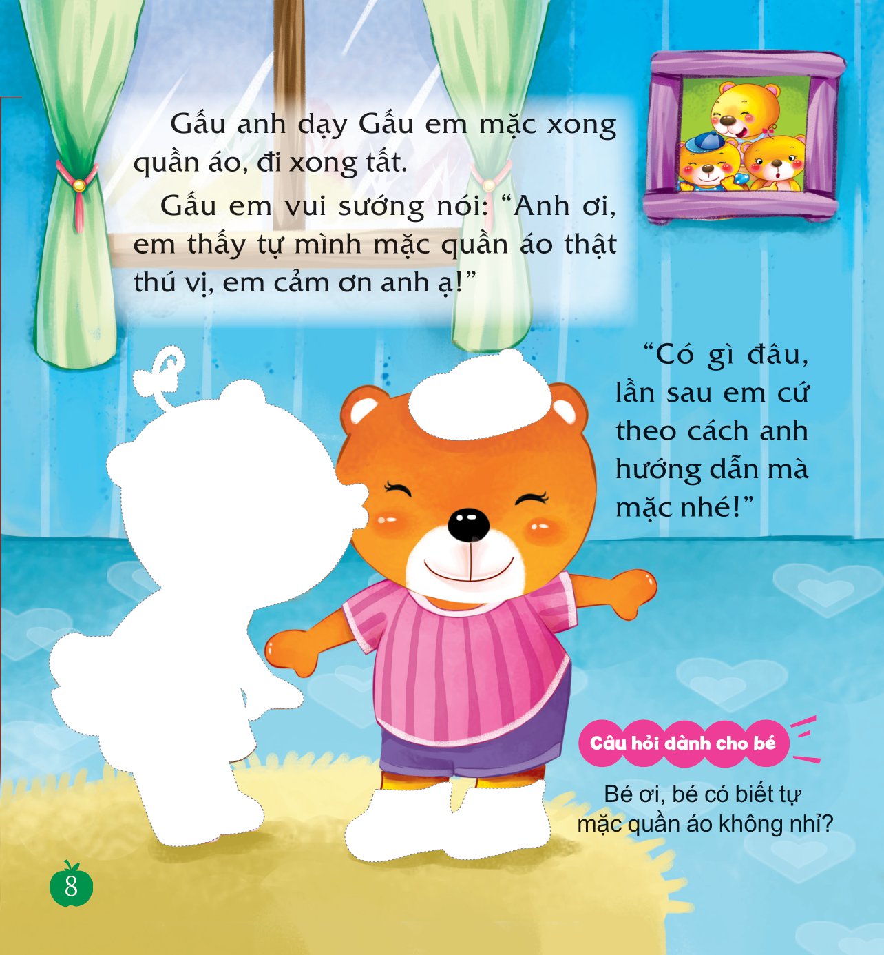 sách dán hình dạy trẻ thói quen tốt - tớ biết tự mặc quần áo - Ảnh 7