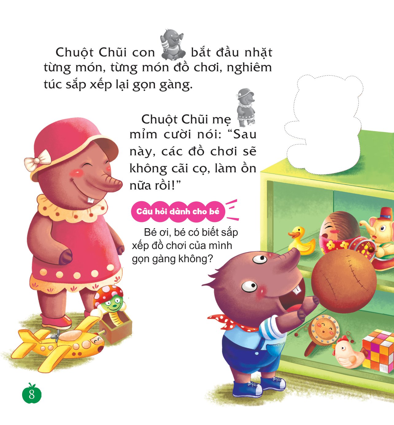 sách dán hình dạy trẻ thói quen tốt - tớ biết tự thu dọn đồ chơi - Ảnh 7