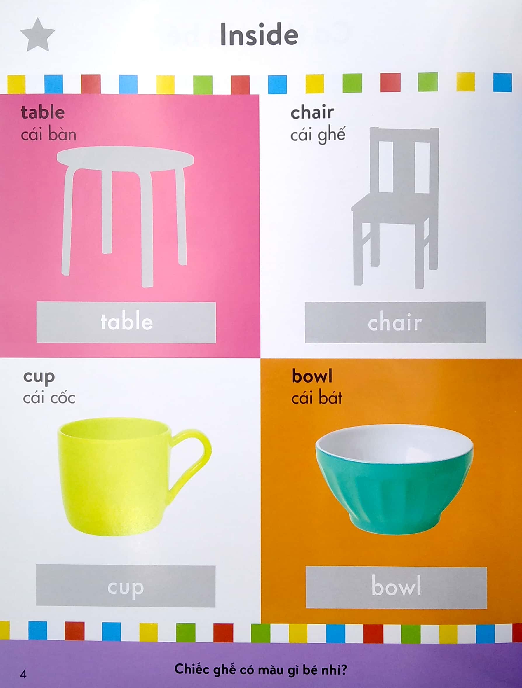 sách dán hình thông minh - 100 từ vựng đầu tiên của bé - Ảnh 5