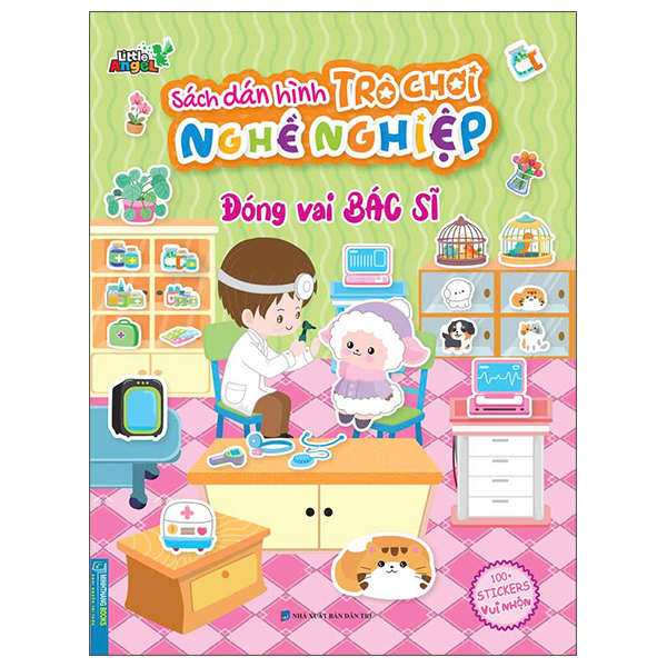 Sách Dán Hình Trò Chơi Nghề Nghiệp - Đóng Vai Bác Sĩ