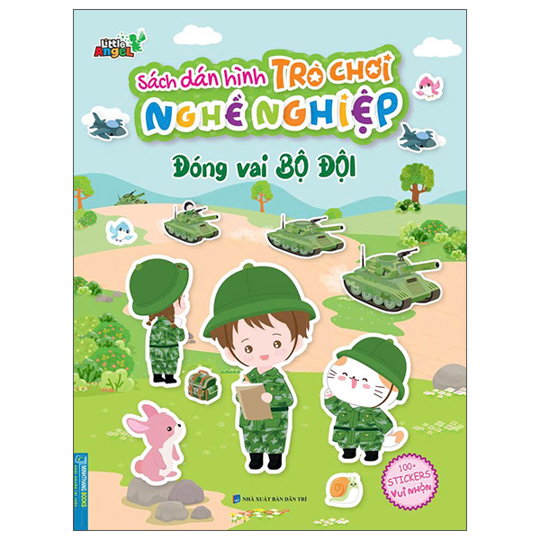 Sách Dán Hình Trò Chơi Nghề Nghiệp - Đóng Vai Bộ Đội