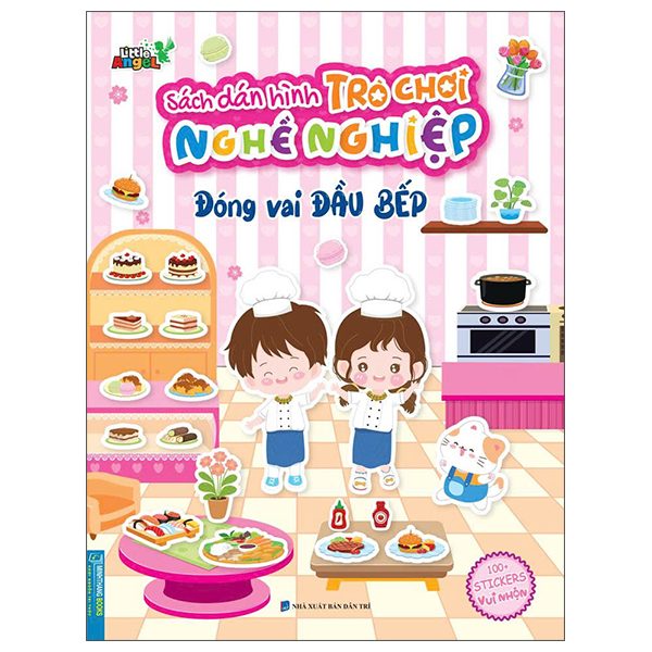 Sách Dán Hình Trò Chơi Nghề Nghiệp - Đóng Vai Đầu Bếp