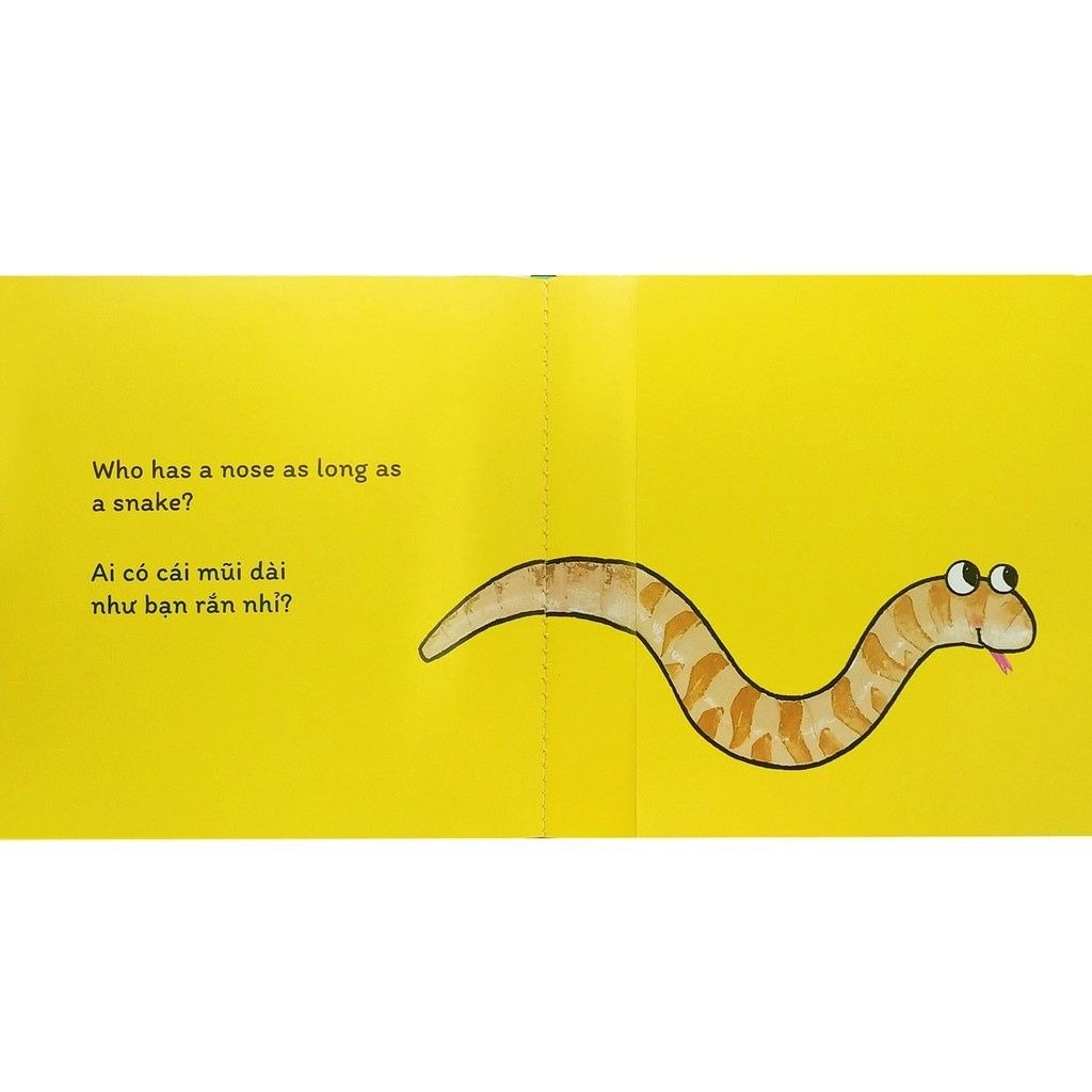 sách đố vui lật giở song ngữ - đoán xem ai? - bìa cứng - Ảnh 4
