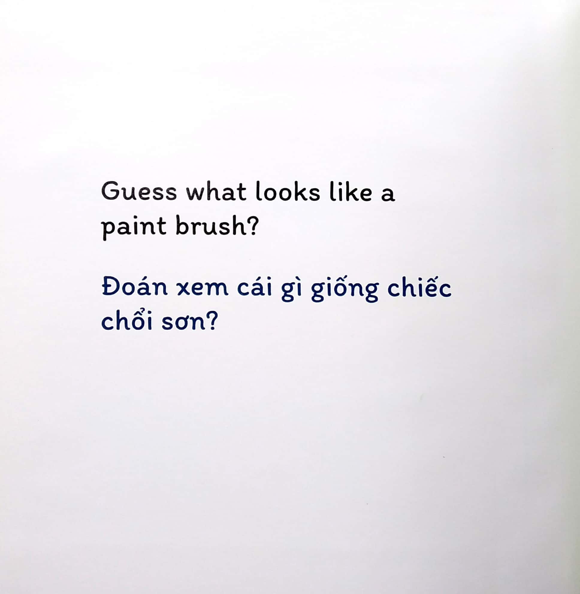 sách đố vui lật giở song ngữ - đoán xem là gì? - Ảnh 3