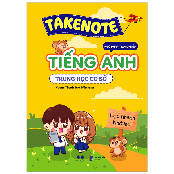 [Sách Đồng Giá 40K] Takenote Ngữ Pháp Trọng Điểm Tiếng Anh Trung Học Cơ Sở