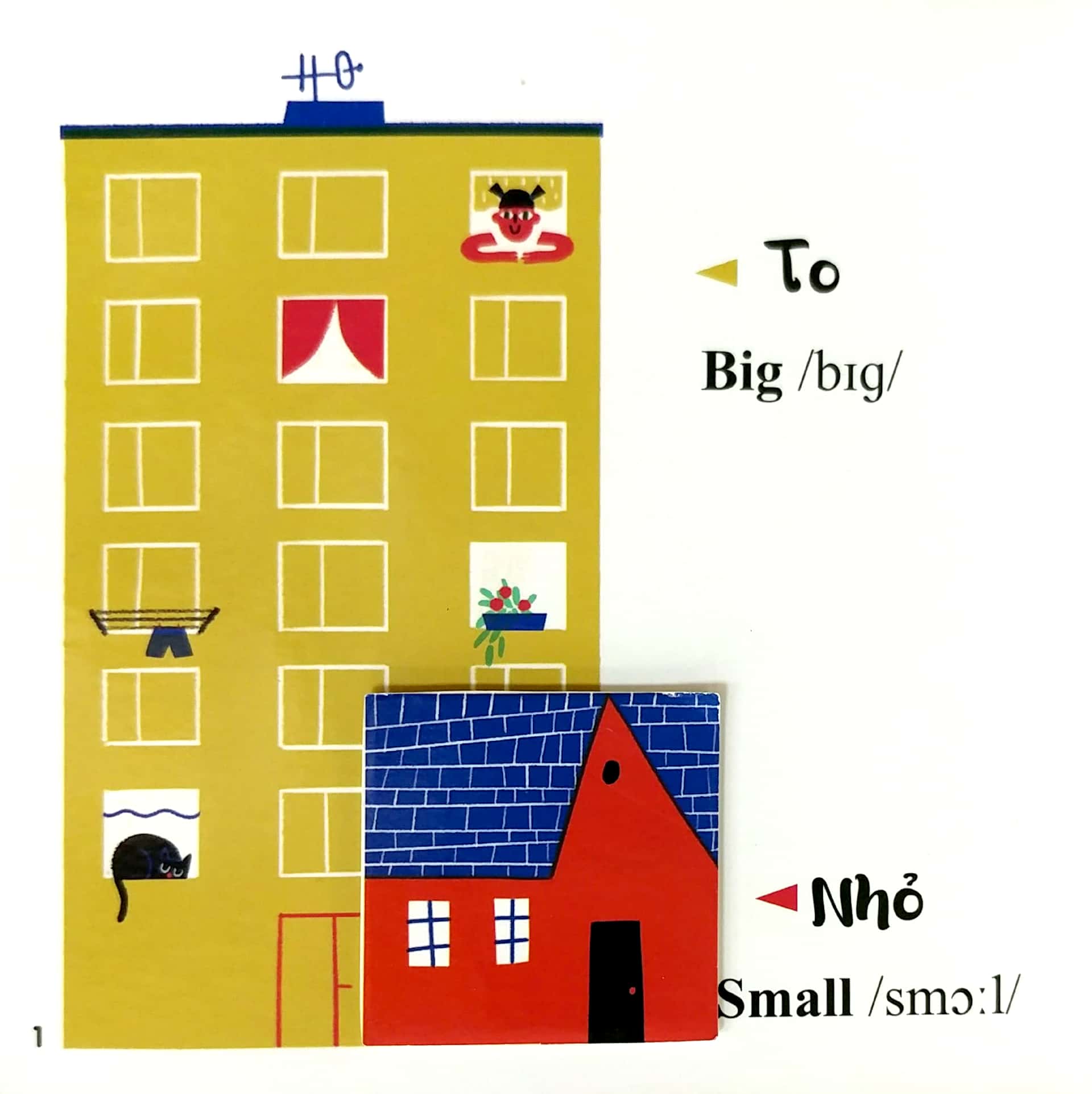 sách đục trổ thông minh - những từ vựng đầu đời của bé - my first words - sự tương phản - opposites - Ảnh 3