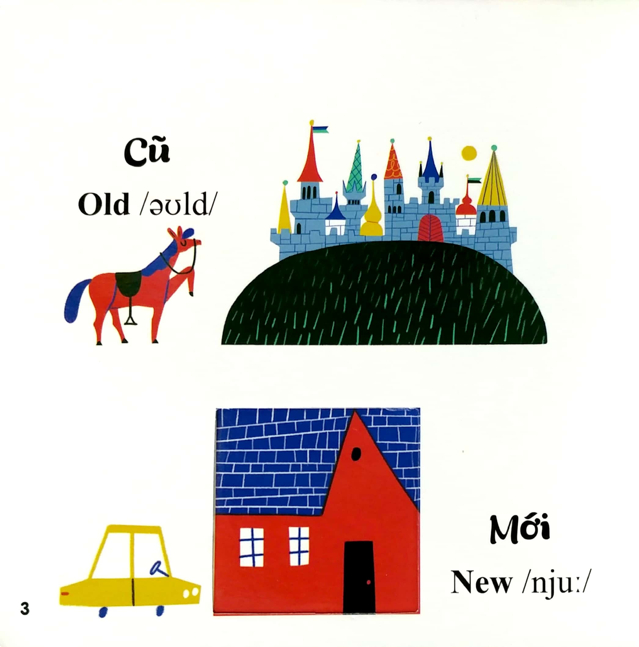sách đục trổ thông minh - những từ vựng đầu đời của bé - my first words - sự tương phản - opposites - Ảnh 5
