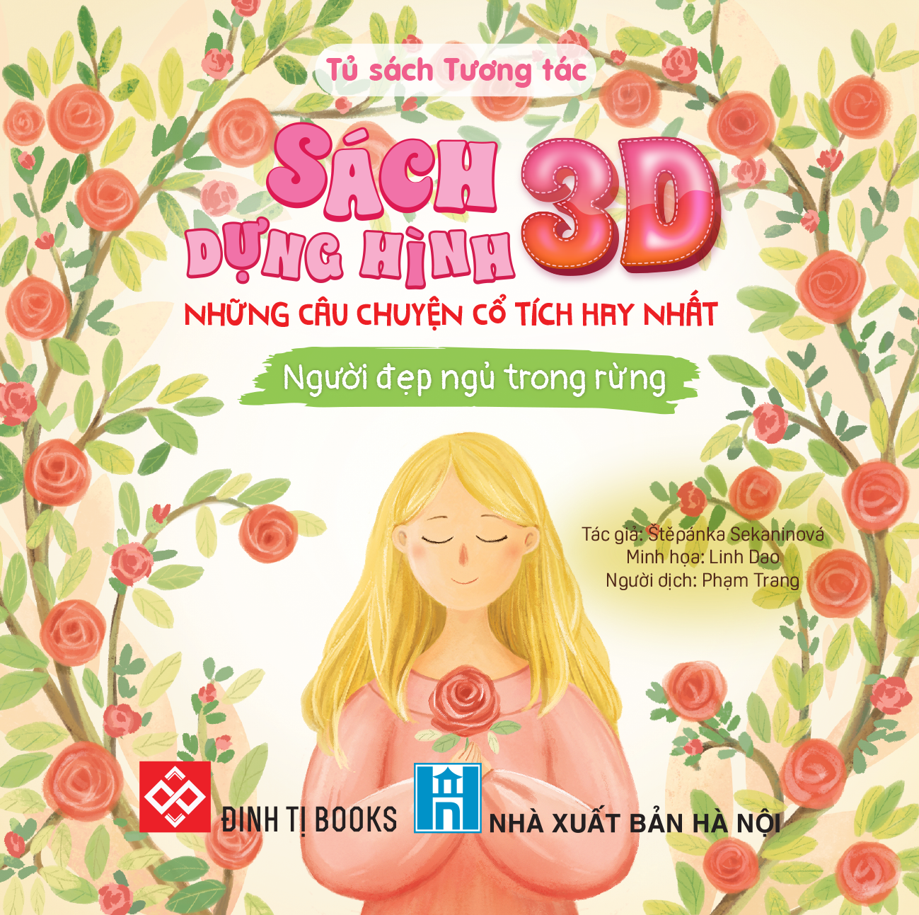 Sach Dung Hinh 3D - Nhung Cau Chuyen Co Tich Hay Nhat - Nguoi Dep Ngu Trong Rung - Bia Cung - Ảnh 2