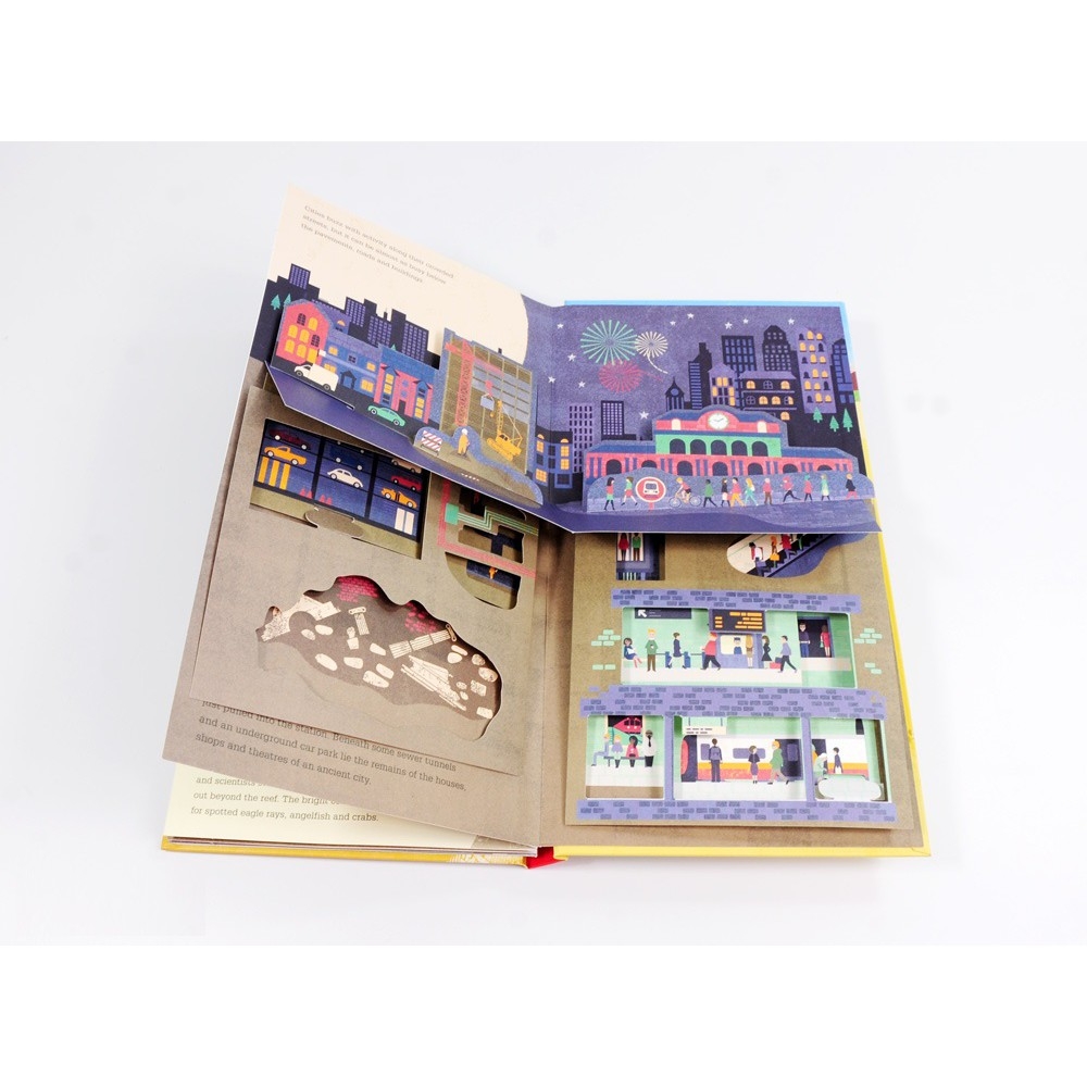 sách dựng hình 3d - whatℹs below? - bên dưới có gì? - Ảnh 3