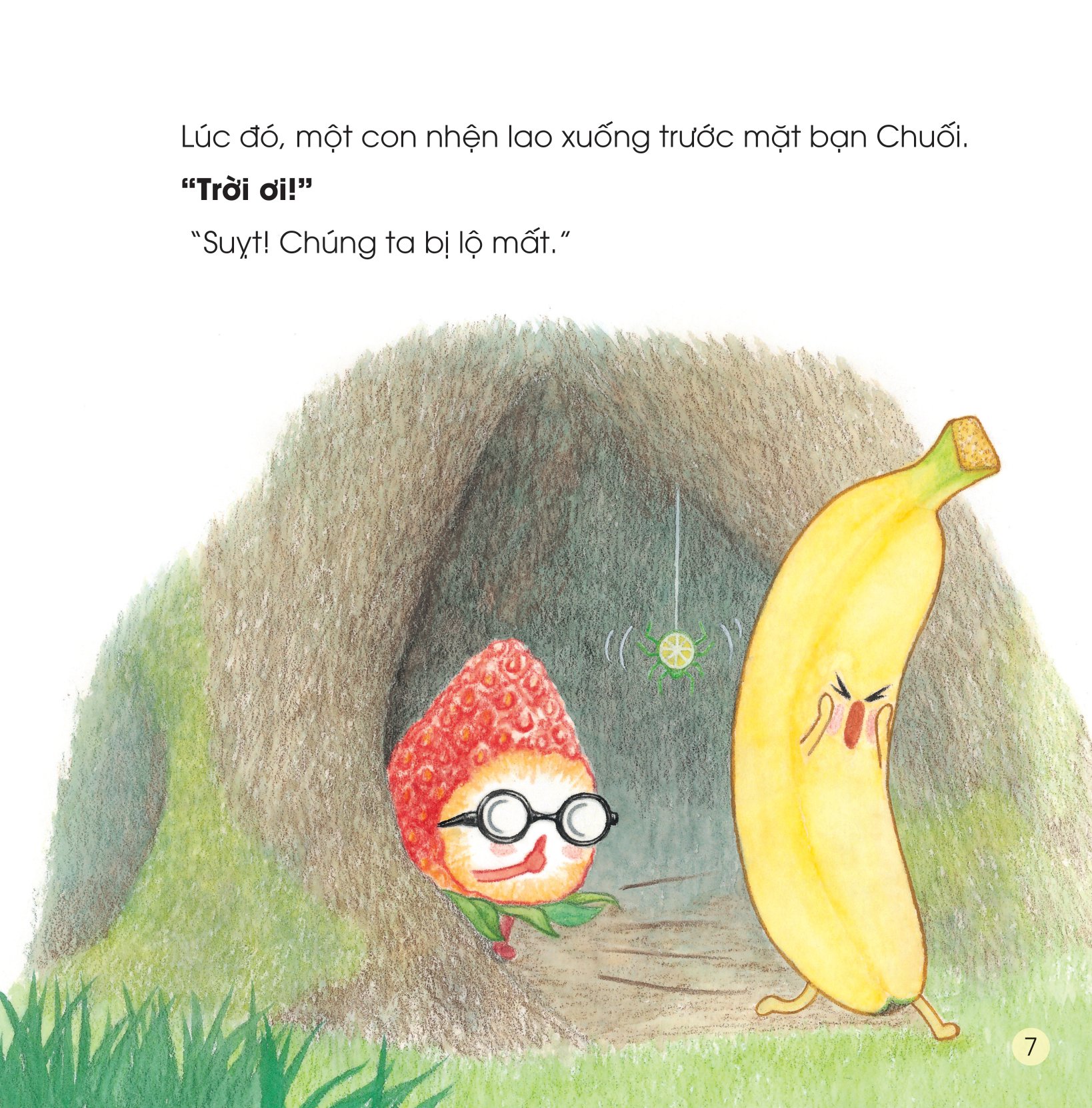 sách ehon - sức mạnh của những người bạn trái cây - cùng bạn chuối tiêu diệt đàn ruồi - Ảnh 8